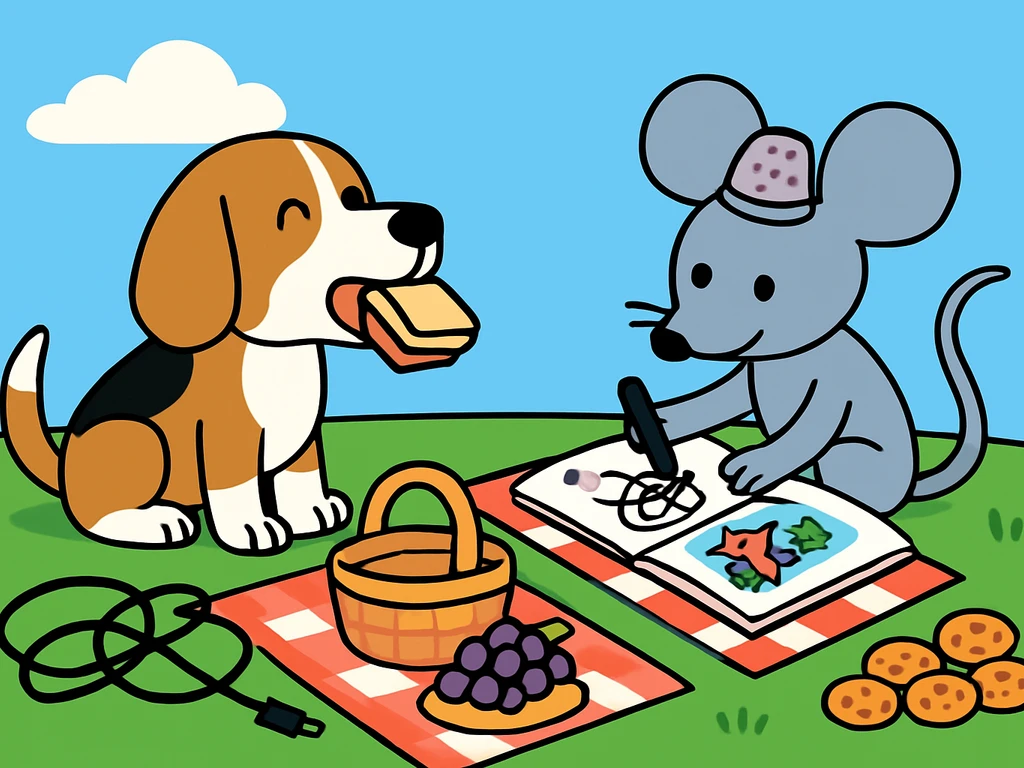 The Beagle's Jumbled Picnic